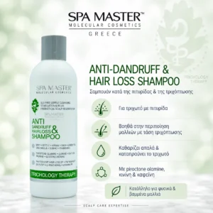 Spa Master ANTI-DANDRUFF & PREVENTING HAIR LOSS Shampoo 330ml – Σαμπουάν κατά της Πιτυρίδας & Τριχόπτωσης
