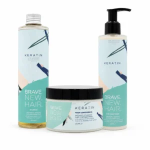 Brave New Hair Keratin Deep Repair Trio Ρουτίνα Αναδόμησης, Δύναμης και Λείανσης
