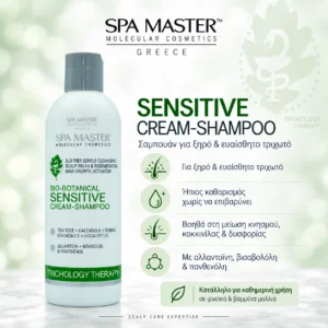 Spa Master SENSITIVE Shampoo 330ml – Σαμπουάν για Ξηρό & Ευαίσθητο Τριχωτό