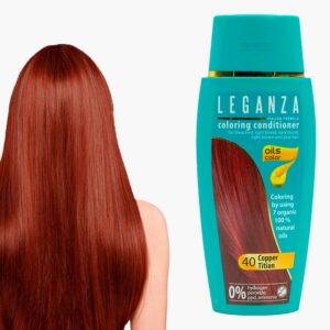 Leganza Coloring Conditioner - Μαλακτική Κρέμα Μαλλιών με Χρώμα Χωρίς Αμμωνία 150ml No40 Copper Titian/Χάλκινο