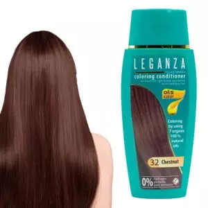 Leganza Coloring Conditioner - Μαλακτική Κρέμα Μαλλιών με Χρώμα Χωρίς Αμμωνία 150ml No32 Chestnut/Καστανό