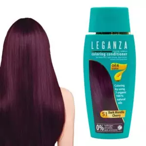 Leganza Coloring Conditioner - Μαλακτική Κρέμα Μαλλιών με Χρώμα Χωρίς Αμμωνία 150ml No51 Dark Morello Cherry/Σκούρο Βυσσινί