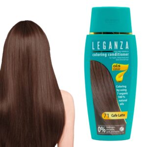 Leganza Coloring Conditioner - Μαλακτική Κρέμα Μαλλιών με Χρώμα Χωρίς Αμμωνία 150ml No71 Cafe Latte/Ξανθό Καφέ