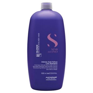 Alfaparf Milano Semi di Lino Anti-Yellow Low Shampoo 1000ml – Σαμπουάν Ήπιου Καθαρισμού για Εξουδετέρωση Κιτρινωπών Τόνων