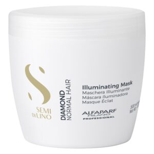 Alfaparf Milano Semi di Lino Diamond Illuminating Mask 500ml – Μάσκα Επανόρθωσης & Λάμψης για Θαμπά Μαλλιά
