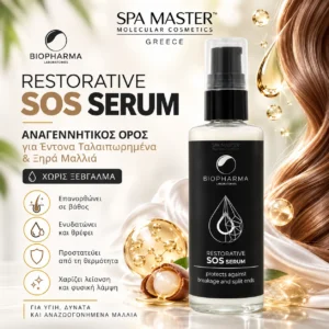 Biopharma Bio Restorative SOS Serum 100ml – Ορός Επανόρθωσης για Σπάσιμο της Τρίχας & Ψαλίδα - Εικόνα 1