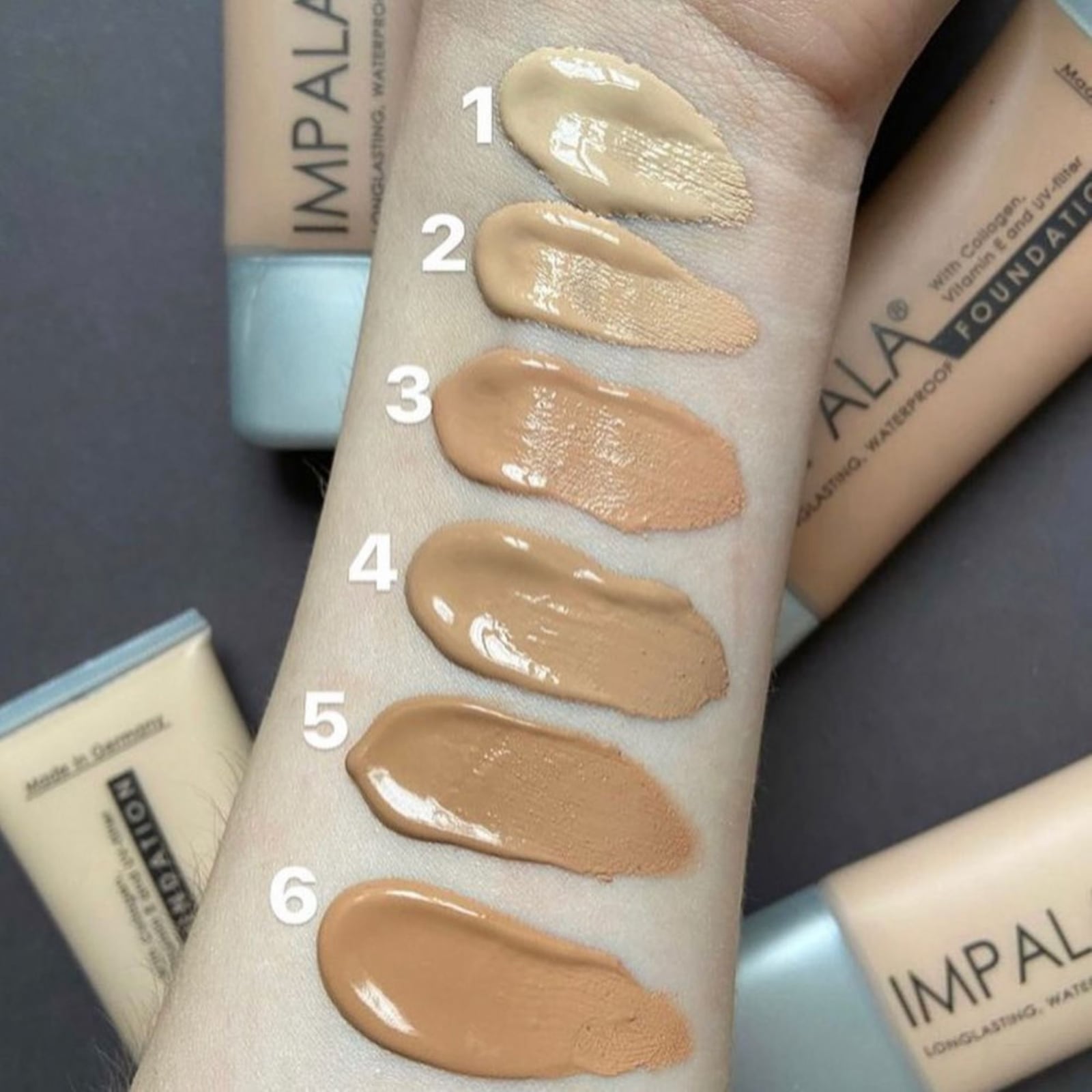 0005512 tonalnyj krem dl lica vodostojkij impala foundation 1 30 ml