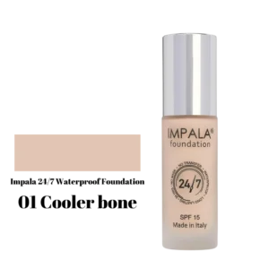 Impala Waterproof Foundation 24/7 SPF15 No01 - Cool Bone 30ml