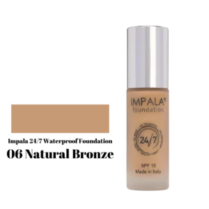 Impala Waterproof Foundation 24/7 SPF15 No06 - Natural Bronze 30ml
