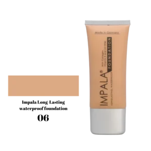 Impala Long Lasting Waterproof Foundation με Κολλαγόνο, Βιταμίνη Ε και Φίλτρα UV No06