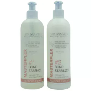 Spa Master MASTERPLEX Bond Essence #1 & Bond Stabilizer #2 Set – Επαγγελματικό Σετ Βαθιάς Αποκατάστασης Μαλλιών