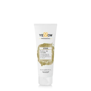 Alfaparf Yellow Star Leave-in Cream 250ml – Κρέμα Λάμψης Χωρίς Ξέβγαλμα για Απαλά & Φωτεινά Μαλλιά