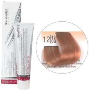 12/43CG Special light red blonde SPA Cream Color Professional coloring for hair