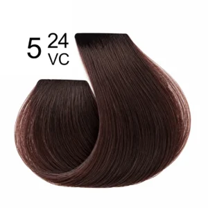 Spa Master Cream Color 5.24VC Ανοιχτό Βιολετί Χάλκινο Καστανό Light Violet Copper Brown Επαγγελματική βαφή μαλλιών 100ml