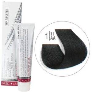 1/11AA Blue-Black SPA Cream Color Professional coloring for hair