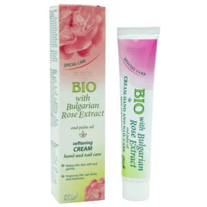 Bio Care Hand & Nail Cream with Rose Extract & Palm Oil 45ml – Κρέμα Χεριών και Νυχιών με Εκχύλισμα Τριαντάφυλλου & Φοινικέλαιο