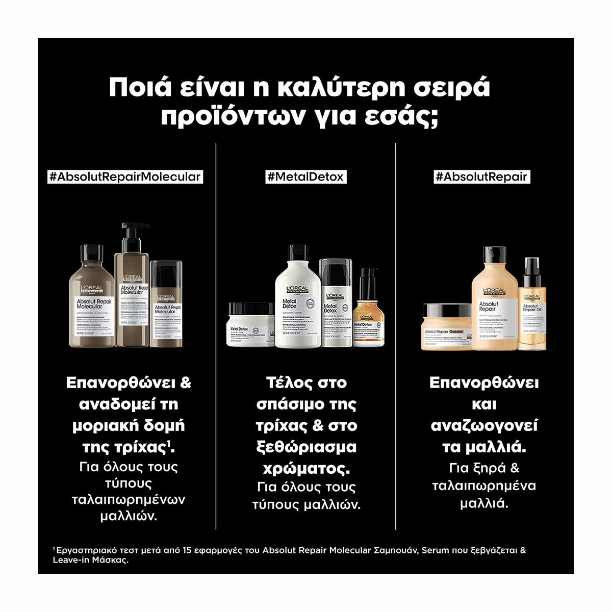 LOreal Professionnel Serie Expert Absolut Repair Molecular 4 LOreal Professionnel Serie Expert Absolut Repair Molecular 4