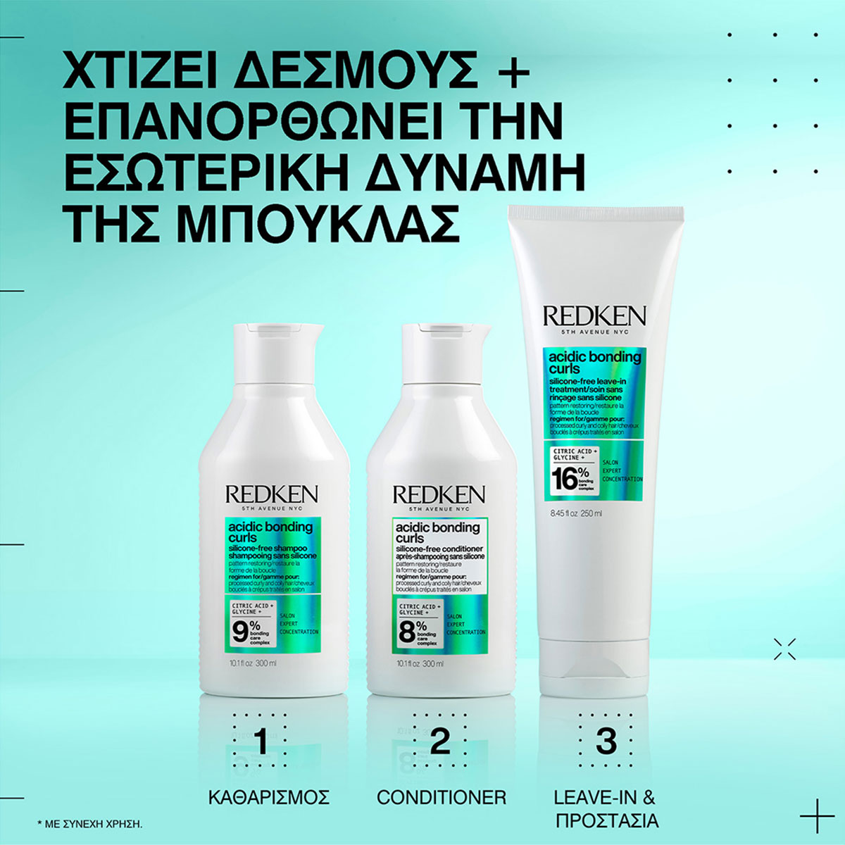 Redken Acidic Bonding Curls Σαμπουάν για Ξηρά Σγουρά Άφρο Μαλλιά 300ml 3474637208943 4