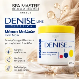 BioPharma Denise Classica Hair Mask 400ml – Μάσκα Επανόρθωσης για Αδύναμα, Ταλαιπωρημένα Μαλλιά & Ψαλίδα - Εικόνα 1