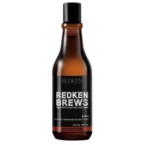 Redken Brews 3 σε 1 Shampoo 300ml – Για Μαλλιά, Σώμα & Πρόσωπο