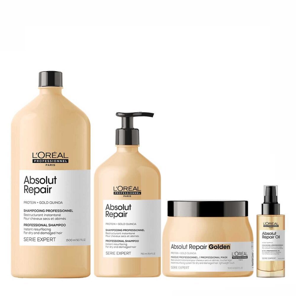 L’Oréal Professionnel Serie Expert Absolut Repair Σετ Επανόρθωσης για Ταλαιπωρημένα Μαλλιά (Pro Size)