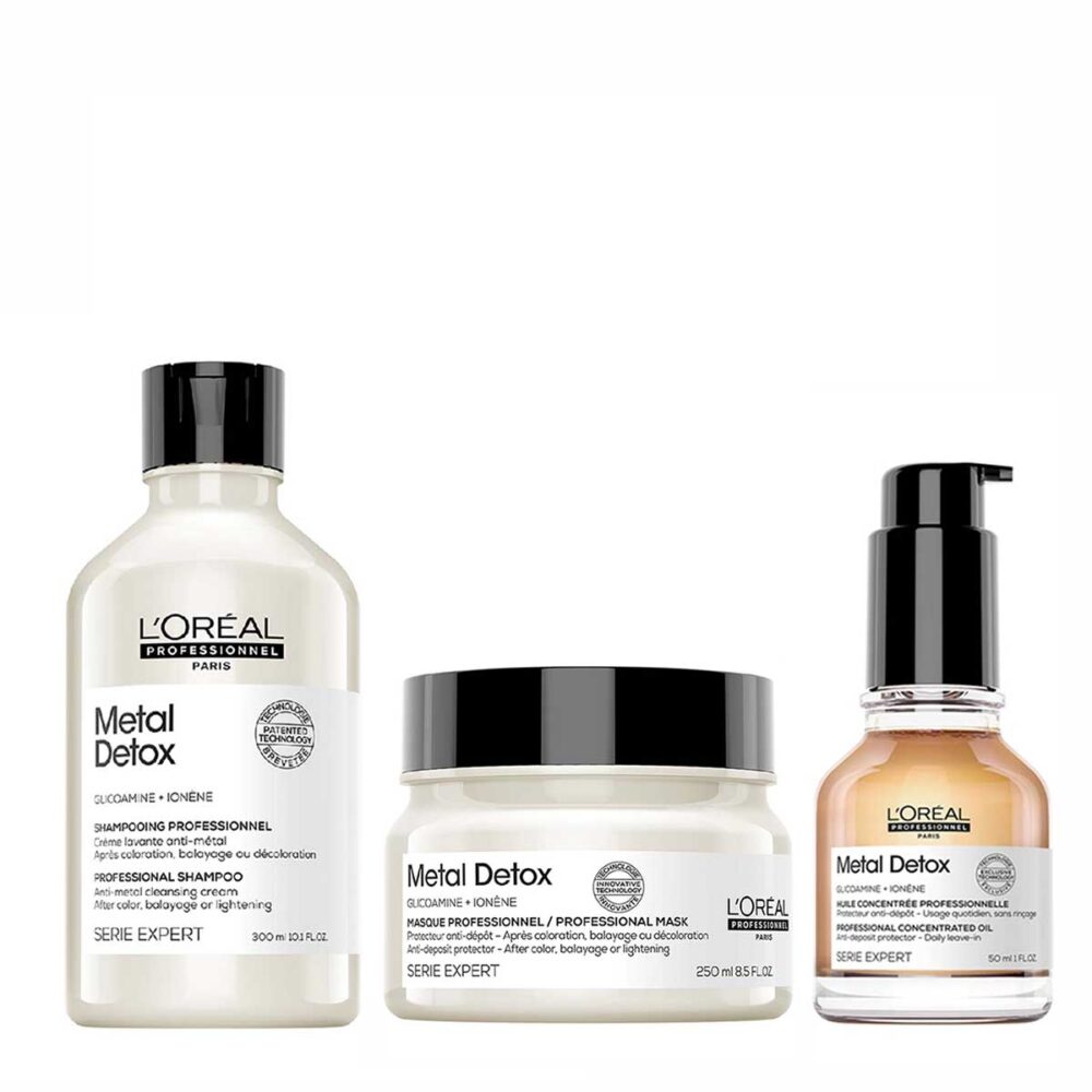 L’Oréal Professionnel Serie Expert Metal Detox Σετ Αποτοξίνωσης για Βαμμένα Μαλλιά
