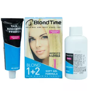 Σύστημα Ξανοίγματος Μαλλιών Blond Time 1+2 Ξανθιστικό τζέλ μαλλιών έως και 4 τόνους
