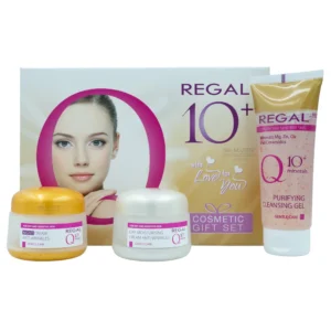 Σετ Περιποίησης Προσώπου REGAL Q10+ Minerals – Αντιρυτιδική Φροντίδα για Ξηρές και Ευαίσθητες Επιδερμίδες