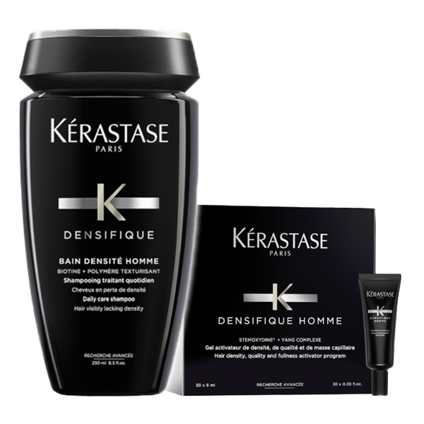 Kérastase Σετ Κατά της Ανδρικής Τριχόπτωσης – Πυκνότητα & Τόνωση για Ανδρικά Μαλλιά
