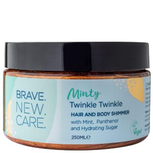 Brave New Hair Minty Twinkle Twinkle Body Shimmer 250ml – Δροσιστικό Body Shimmer με Άρωμα Μέντας & Εκθαμβωτική Λάμψη