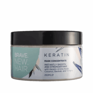 Brave New Hair Keratin Mask Concentrate 250ml – Μάσκα Εντατικής Επανόρθωσης με Κερατίνη & Βιολογικά Έλαια