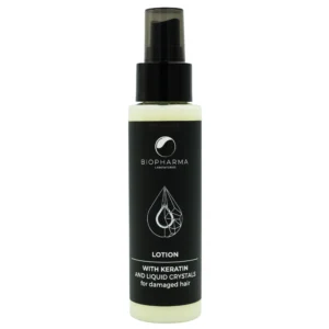 Biopharma Lotion with Keratin and Liquid Crystals 110ml | Λοσιόν Χωρίς Ξέβγαλμα για Κατεστραμμένα Μαλλιά με Κερατίνη & Πανθενόλη