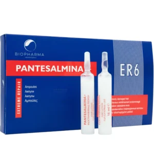 Biopharma Pantesalmina Plus Lotion 10x15ml | Αμπούλες Αναδόμησης για Εξαιρετικά Κατεστραμμένα Μαλλιά