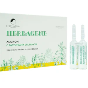 Biopharma Herbagene Αμπούλες κατά της Πιτυρίδας, της Τριχόπτωσης & της Λιπαρότητας 8x10ml