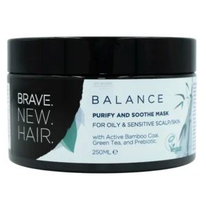 Brave New Hair Balance Purifying & Detoxifying Mask 250ml – Μάσκα Εξισορρόπησης & Αποτοξίνωσης με Ενεργό Άνθρακα