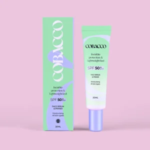 Cobacco Invisible Face Serum SPF50+ 30ml – Πολύ Υψηλή Προστασία, Βαθιά Ενυδάτωση & Άψογη Βάση Μακιγιάζ