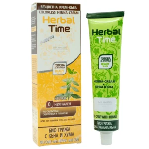 Έτοιμη Henna Μαλλιών Ουδέτερο - Natural N0 Herbal Time 75ml