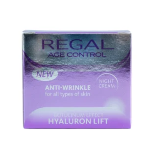 Αντιγηραντική Κρέμα Προσώπου Νύχτας Anti-Wrinkle Cream with Botulinum Effect Regal Age Control 45ml