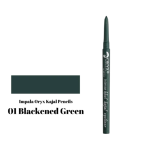 Impala ORYX Intense Khol Kajal Eyeliner No01 - Blackened Green
