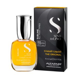 Alfaparf Milano Semi di Lino Cristalli Liquidi The Original 15ml – Ορός Λάμψης για Απόλυτα Λαμπερά & Μεταξένια Μαλλιά