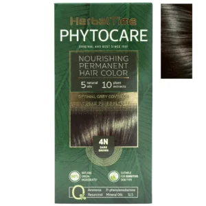 Βαφή μαλλιών χωρίς αμμωνία Σκούρο Καφέ Dark Brown 4N - Herbal Time PhytoCare