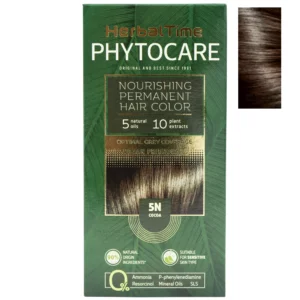 Βαφή μαλλιών χωρίς αμμωνία Κακάο Cocoa 5N - Herbal Time PhytoCare