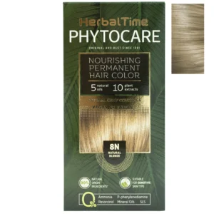Βαφή μαλλιών χωρίς αμμωνία Φυσικό Ξανθό Natural Blonde 8N - Herbal Time PhytoCare