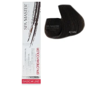 4/14АС Cold chocolate brown hair SPA Cream Color Professional coloring for hair