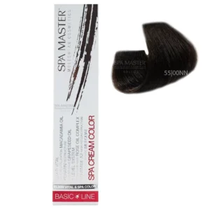 55/OONN Light brown haired enhanced SPA Cream Color Professional coloring for hair