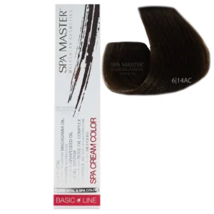 6/14АС Dark cold chocolate blonde SPA Cream Color Professional coloring for hair