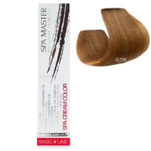 8/7W Bright brown blonde SPA Cream Color Professional coloring for hair