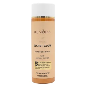 Renora Secret Glow Bronzing Body Milk 200ml – Ενυδατικό Γαλάκτωμα Σώματος με Λαμπερές Πέρλες & Ήπιο Ηλιοκαμένο Αποτέλεσμα
