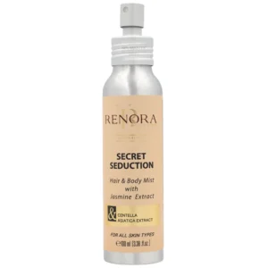 Renora Secret Seduction Hair & Body Mist 200ml – Αρωματικό Mist για Μαλλιά & Σώμα με Αίσθηση Πολυτελούς Σαγήνης