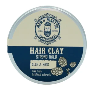MEN'S MASTER Strong Hold Hair Clay and Hops 100ml - Ανδρικός πηλός μαλλιών